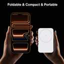 iVANKY Qi2 Certified Wireless Charging Station for iPhone 17, 3 in 1 Foldable Charger for MagSafe Magnetic Stand for iPhone 17/16/15/14/13/12/11/X Pro/Max/Plus/Air, Apple iWatch, Airpods