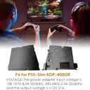For PS5 Slim Power Supply Replacement ADP-400GR 100-127V/200-240V CFI-2000 Console Host Console Power Source Adapter for PlayStation PS5 Slim Power Supply Internal Replacement Accessories (ADP-400GR)
