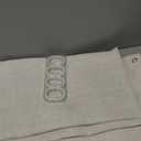 Linen Shower Curtain Beige, Fabric Boho Farmhouse Shower Curtains for Bathroom Cream Cotton Natural Cloth Liner Set 72" W x 72" L