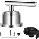 Shower Faucet Handle Replacement, Compatible with Moen T2901BL Posi-Temp Shower Handle and for 1222 Cartridge, Faucet Handle, Solid Handle (Polished Chrome)