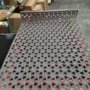 DEXI Front Door Mat Outside Entrance Rubber Floor Doormat, 24x36 Grey