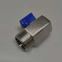 316 Stainless Steel Shut Off Valve 1" NPT Male x 1" NPT Female Ball Valve for Water Fuel Air