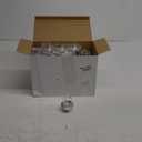 Tessco for you 48 Pieces Plastic Mini Cake Stand with Dome Cover Chocolate Candy Cupcake Containers Dessert Display Plate with Dome Cover for Birthday Wedding Holiday Party Supplies(Silver)