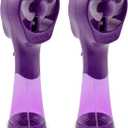 O2COOL 2 Pack Elite Battery Powered Handheld Water Misting Fans (Purple)
