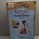 Graco Simple Sway Baby Swing, SidetoSide Sway, Infant Swing with 6 Speeds, Vibration, Abbington