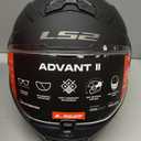 LS2 Helmets Advant II Modular Motorcycle Helmet W/SunShield (Gloss Jeans Gray - X-Small)