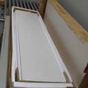 OSCHF 8-Cube Storage Shelf Bookcase - Wooden 4-Tier Floor Standing Open Bookshelf, Modern TV Stand up to 55 Inchs for Home and Office, Warm White