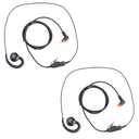POFENAL M0torola SL300 Earpiece & TLK 100 Walkie Talkie Headset | SL3500e/SL7550 Radio Headset with Mic PTT | Compatible with M0torola SL300/TLK100/SL1K/SL1M/SL4000(C-Shape, 2 Pack)