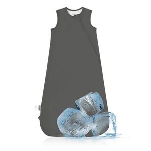 Okayinn BubblePanda Baby Sleep Sack 0-6 Months 100% Cotton 0.5 Tog Toddler Sleeping Sack 3-6 Months for Infant Newborn Babies Unisex 2-Way Zipper Baby Wearable Blanket 0-3 Months Lightweight Thin, Gray