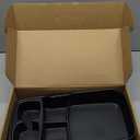 BestEvMod Lower Center Console Organizer Tray Compatible with Kia EV6 2022-2026 Interior Accessories Storage Box ABS Material with PVC Trim Accessories (Lower Organizer-V2)