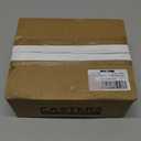 2 Inch Heavy Duty PU Caster Wheels Set of 4, 2 Swivel with Brakes and 2 Fixed, Black Non-Marking Plate Casters for Furniture, Tool Bench, and Garage Equipment