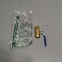 Eastman 1/2 Inch Compression Heavy Duty Full Port Ball Valve, Brass Plumbing Fitting, 20096LF