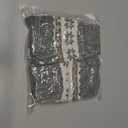 FGSS Winter-Knit-Mittens for Kids - Warm Stretchy Outdoor Gloves Boys-Girls Cute Snowflakes Gloves for 6-12Years (Gray)