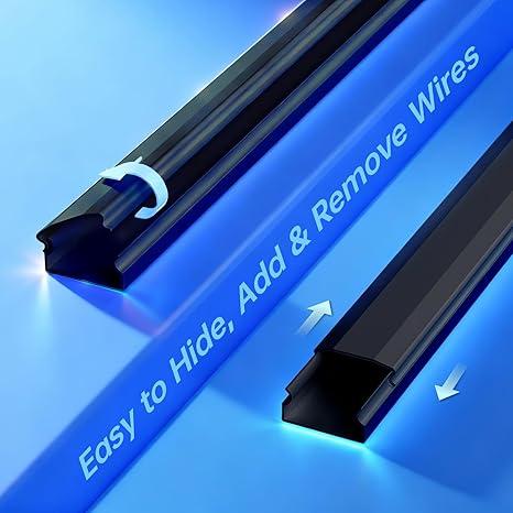 DELAMU BLACK CORD HIDERS CC02-15PACK