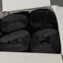 100 Count 55-60 Gallon Trash Bags, Sturdy & Tear-Resistant Commercial Can Liners 55 Gallon, Large Garbage Bags, Large Black Trash Bags for Commercial, Lawn and Leaf Bags