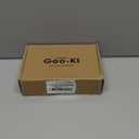 Goo-Ki 6-Park Vintage Brass Drawer Handles 3-3/4 in96mm or 5 in (128mm) Hole Centers Straight Bar Pull,Antique Brass Solid Cabinet Pulls for Kitchen Cabinets and Dresser Drawers 1816-GT-96