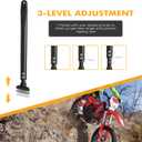 NICECNC Adjustable Kickstand Side Stand,Aluminum Accessories,Black