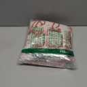 DriftAway Toile Linen Lined Valance Double Layer Thermal Room Darkening Blackout Window Valance Curtain for Kitchen Bathroom Farmhouse French Country Vintage Printed Pattern Single 52 x 18 Inch Red