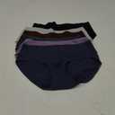 BAMBOO COOL Womens Underwear, Moisture-Wicking Briefs, Soft and Breathable Panties, Mid Waist, 5-Pack, M