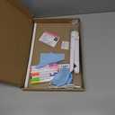 LED Acrylic Message Board Message Note Board USB Luminous Drawing Board 30X20cm with 7 Color Paintbrush