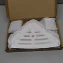 Sotfamily Plastic Shower Caddy Corner (For 90 Only), 4 Pack Adhesive Corner Shower Shelves for Bathroom Organizers and Storage, White