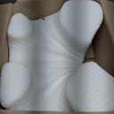 Side Sleeper Pillow with Arm Hole, Shoulder Relief System, Arm Pillow for Neck and Shoulder Pain, Premium Memory Foam, Suitable for Side, Back and Stomach Sleepers - Grey