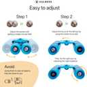 Small Binoculars for Adults | Cruise Ship Essentials Camping Bird Watching Travel Hiking Accessories Alaska Costa Rica Must Haves Packing List High Powered Mini Compact VULNESS (Blue, 8X21)