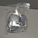 MySit Stem Caster Wheels with Brake 4 inch Heavy Duty TPR Swivel Casters 7/16-lnch Stem Diameter Set of 4 for Rubbermaid Mop Bucket, Cart, Stool, Mop Bucket, Grill, Shop Vac