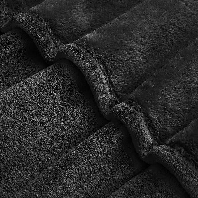 Grey Blanket, Bedelite, 100% Polyester, 152x203 cm