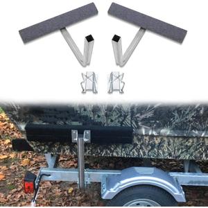 JY PERFORMANCE 24 IN/57 in Boat Trailer Guides Bunk Carpeted, Adjustable Boat Guide-on Hot Dip Galvanized Finish for Ski Boat, Fishing Boat, Sailboat, Kayak, Canoe
