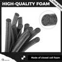 MotiMind 1/4 Inch X 400 ft Foam Backer Rod for Gap, Black, 1 Roll