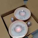 4-Set PAR38 LED Floodlights, Purple and Orange LED Bulbs, 18W Dimmable (120W Equiv.), E26 Base, Festival-Ready for Halloween, Christmas and Creative Parties, GZ04R3P405