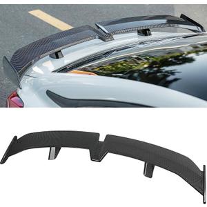54 Inch Universal Rear Spoiler, PRO Style Car Rear Trunk Spoiler Wing Spoiler Compatible with Mazda Miata RX-7 Chevy Corvette C8 C7 Camaro Nissan Lexus Toyota Honda Civic Ford Mustang Scion