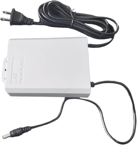 12V 2A Mini UPS Battery Backup, 3600 5400mAh Router UPS Uninterruptible Power Supply for CCTV Camera, 8.7 Feet US Cord AC to DC Back up Rechargeable Power Adapter (3600)