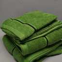 MyOwn Ultra Soft 6 Pack Cotton Towel Set, Contains 2 Bath Towels 28x55 inch, 2 Hand Towels 16x24 inch & 2 Wash Coths 12x12 inch, Ideal Everyday use, Compact & Lightweight 