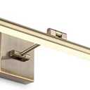 Joosenhouse Modern LED Picture Lights Dimmable 24.4" Inch Antique Bronze Picture Lighting for Paintings Swing Arm with Rotatable Sconces Wall Lamp, 14W (70W Eqv.), Hardwired Connection,Warm White