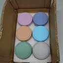 ANOTION Small Glass Jars with Lids, 8 Packs Salad Dressing Container to Go 3 Oz Glass Meal Prep Containers Reusable Canning Jars Spice Jars Small Mason Jars for Honey, Jam, Jelly, Food Storage