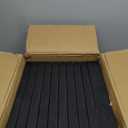 9-Tier Foldable Shoe Rack for Closet Entryway 9-18Pairs,Stackable Clear Shoe Storage Boxes Organizer with Door Plastic Small Shoe Cabinet Bins with Lids Shoes Shelf Easy Assembly Black