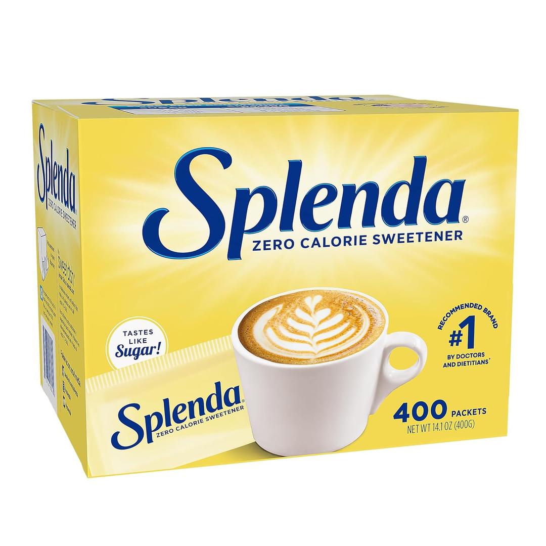 SPLENDA Zero Calorie Sweetener, 400 Count Packets (EXP 06/30/29)