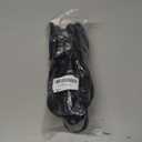 3-Prong 16FT Twin Extension Cord with 6 Outlets - Slim Design for Home Furniture, 16FT Double Cord 8 FT Each Side in Black Color