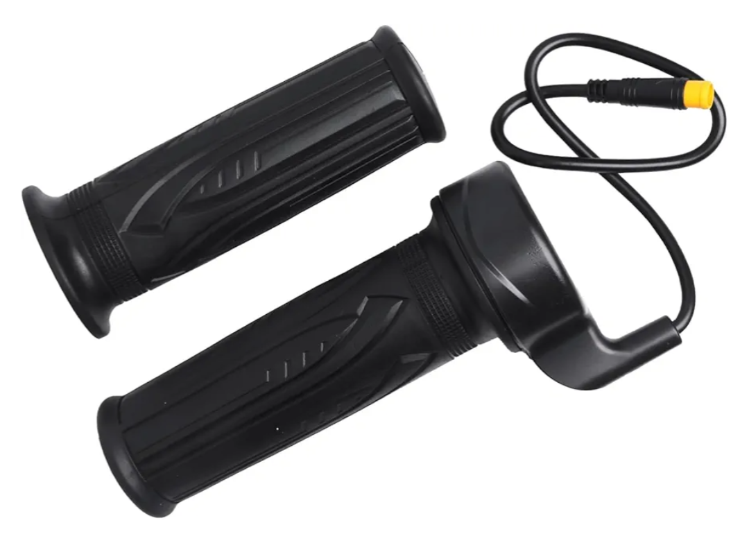 20X Full Twist Throttle Grip for Ebike 12V-72V Twist Throttle Electric Bike, Mountain Bike Scooter, with Waterproof Connector