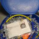 Snow Chains for Car,SUV,Truck and Pickup,Universal Emergency Tire chains,Set of 2 (SP1553)