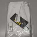 Rdruko Men's Lightweight Casual Pants Slim Fit Cotton Linen Pants Elastic Waist Summer Beach Pants with Pockets (White, XL)