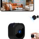 1080P HD Indoor Camera for Indoor Security with App Control Motion Detection & Night Vision Wireless WiFi Rechargeable Pet Camera for Home/Office 24/7 Cycle Save Video Only (1080P)