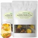 Dandelion Wolfberry Tea Bags - Dandelion Wolfberry Tea Organic, Dandelion Wolfberry Tea Kidney, Liver Tea Chinese Wolfberry Tea with Seven Herbal Ingredients (2 BAG), Best By: 2026/04/12