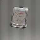 2 x Christmas Tree Decorations, Acrylic Animal Christmas Ornaments, Home Decoration, Party Decoration, Small Animals on The Moon (White Wolf)