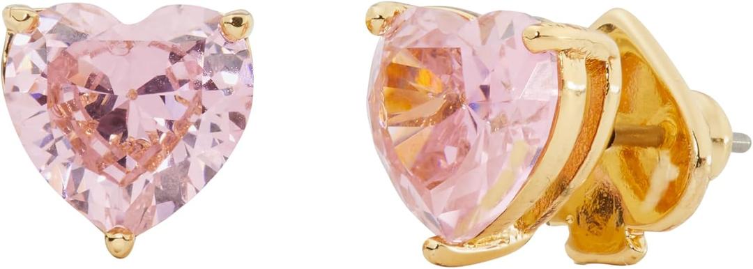 kate spade new york My Love Heart Studs (One Size, Pink)