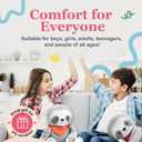 Lilly's Love Weighted Stuffed Animals for Adults & Kids 5lb Calming Sloth Plush for Anxiety, ADHD & Sensory | Machine Washable Weighted Stuffed Animal w/Removable Insert | Stevie The Sloth