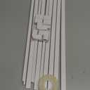 Delamu 157in Cord Covers for Wires on Wall, Cord Hider for 1 Cord, Paintable Cable Hider, Cable Management Wire Covers for Cords, W0.55 H0.4in, White