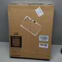 Bemis 500EC Durable Wood Toilet Seat with Easy Clean Hinges, Made in USA, Round, Biscuit